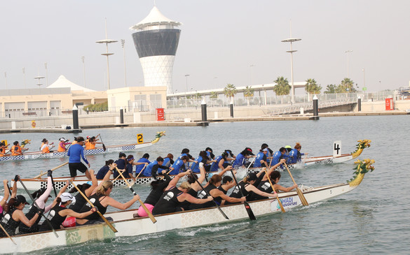 Watch 40 teams battle it out at the Dragon Boat Race and Festival at Yas Marina on Friday, 31st January
                                                                        